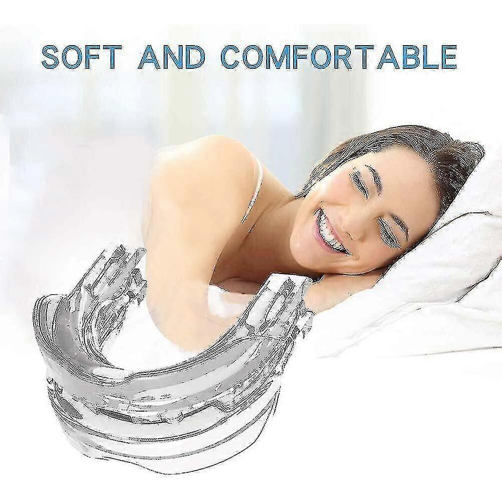 Adjustable Anti Snoring Mouthpiece Guard Anti Snore Sleep Apnea Teeth Grind - Image 2