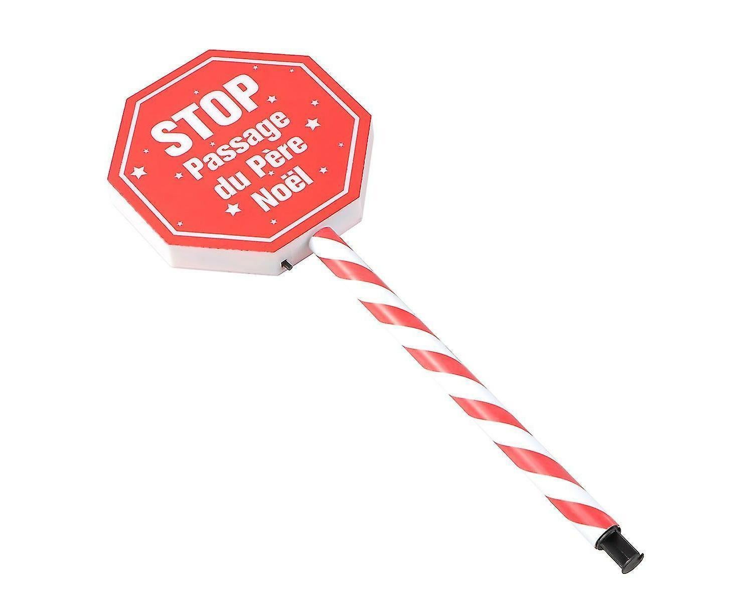 Christmas Garden Stop Sign Solar Energy Garden Decoration Garden Stake Creative Courtyard Landscape - Image 2