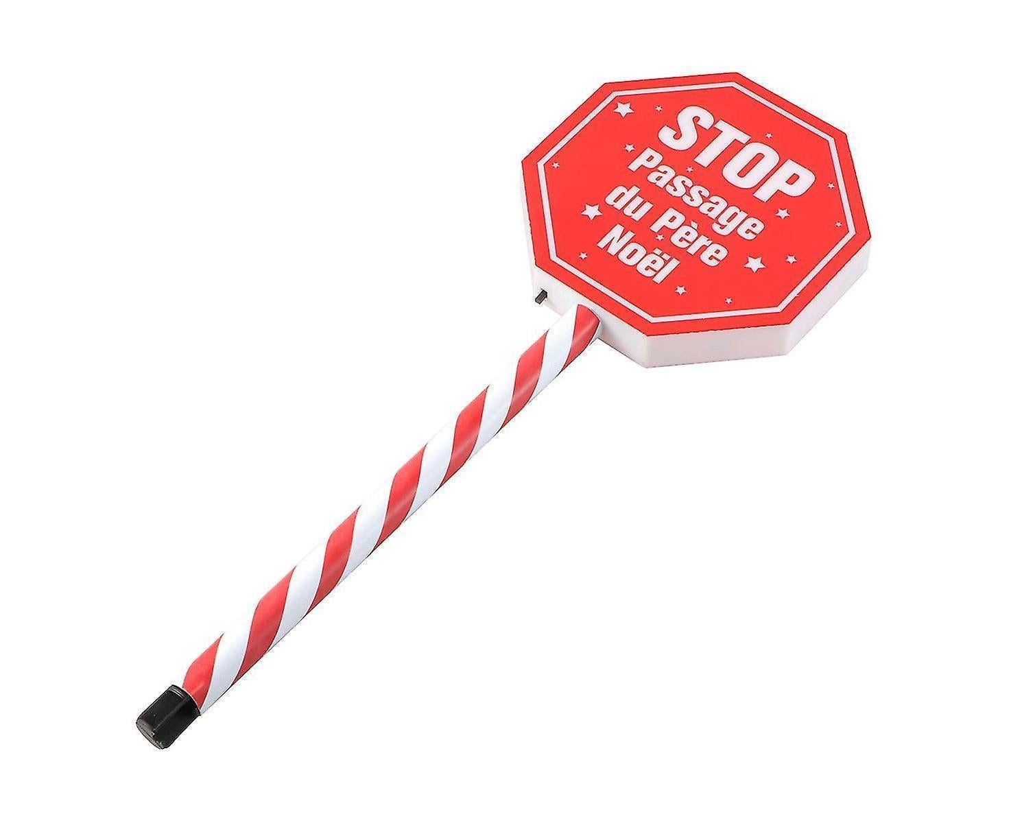 Christmas Garden Stop Sign Solar Energy Garden Decoration Garden Stake Creative Courtyard Landscape - Image 3