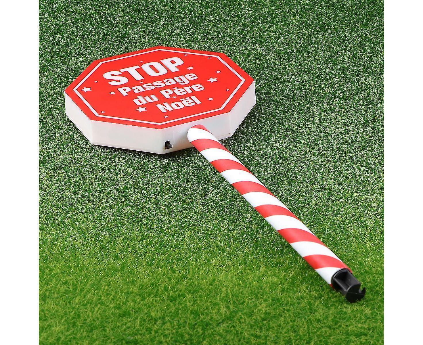 Christmas Garden Stop Sign Solar Energy Garden Decoration Garden Stake Creative Courtyard Landscape - Image 5