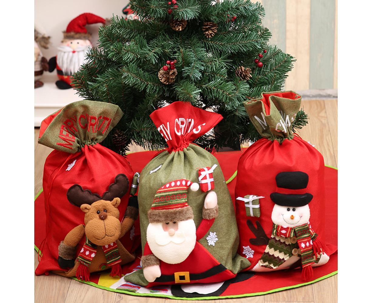 Christmas Gift Bags Christmas Gift Wrapping Bags, For babies Package Storage Party Candy Decorations - Image 5