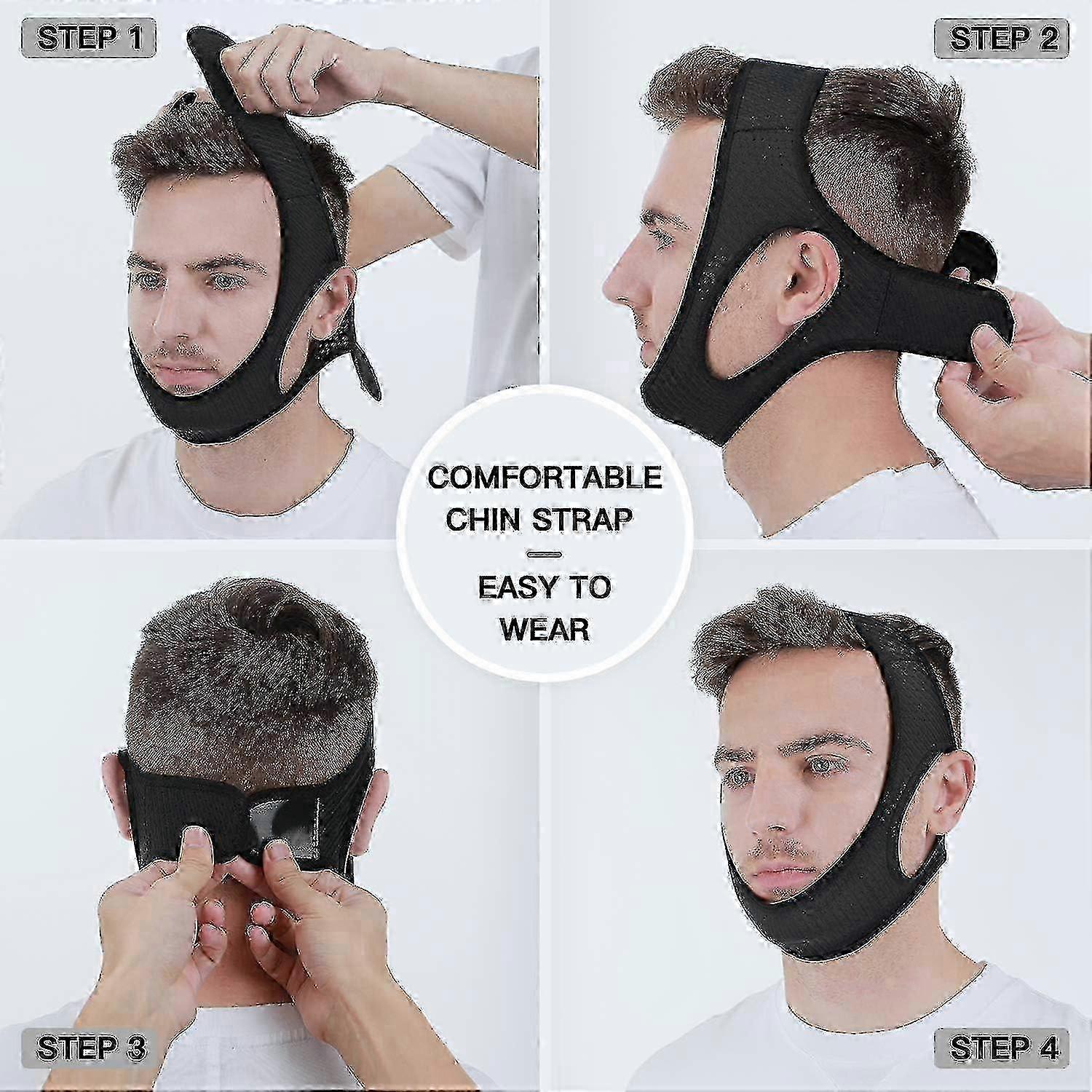 Anti Snore Chin Strap [upgraded 2023], Vosaro Snoring Solution Effective Anti Snore Device, Adjustable And Breathable Stop Snoring Head Band For Men & Women - Image 5