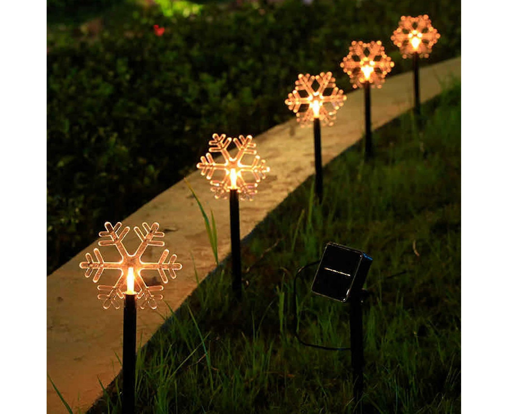 Christmas Solar Garden Light, Outdoor Waterproof Stake Light, Solar Powered Pathway Lights For Pathway, Lawn - Image 1