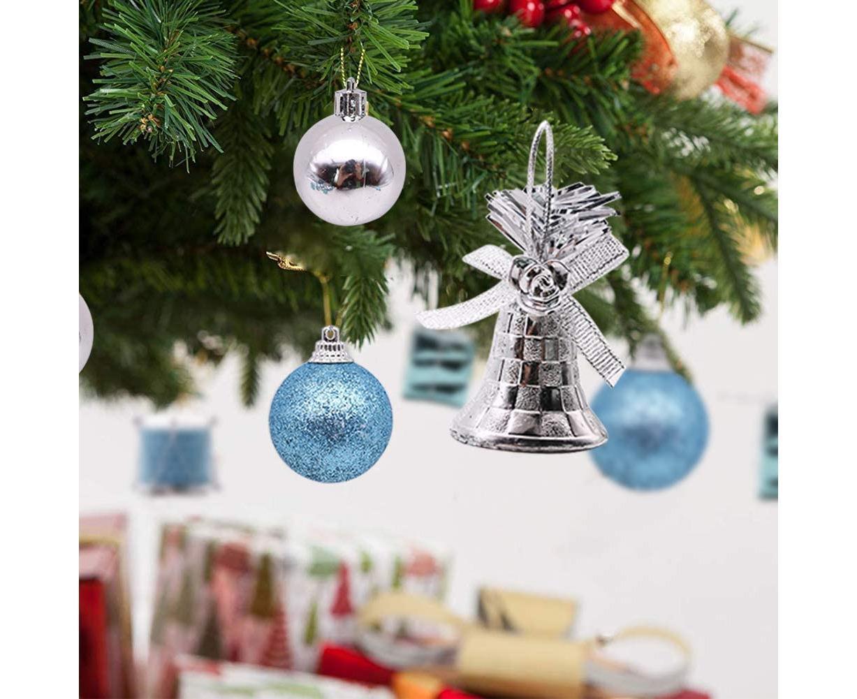 Christmas Tree Ornaments Set, 32PCS Mini Christmas Red and Gold Ball Ornaments Decoration for Christmas Trees - Image 5