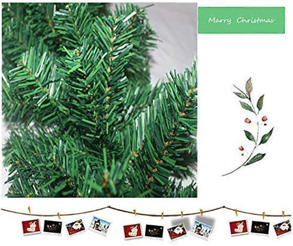 Christmas Wreath Decoration 8.9 Ft Christmas Wreath Artificial Tree Wreath, Suitable for Outdoor and Indoor Non-light Green - Image 3