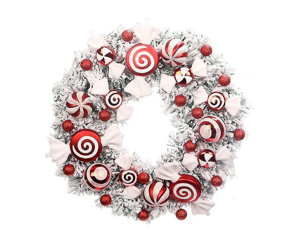 Christmas Wreath, Outdoor Christmas Wreath At The Front Door, Christmas Wreath, Christmas Party Decoration - Image 1