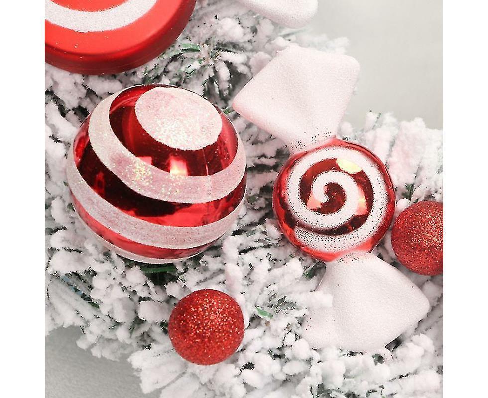 Christmas Wreath, Outdoor Christmas Wreath At The Front Door, Christmas Wreath, Christmas Party Decoration - Image 4