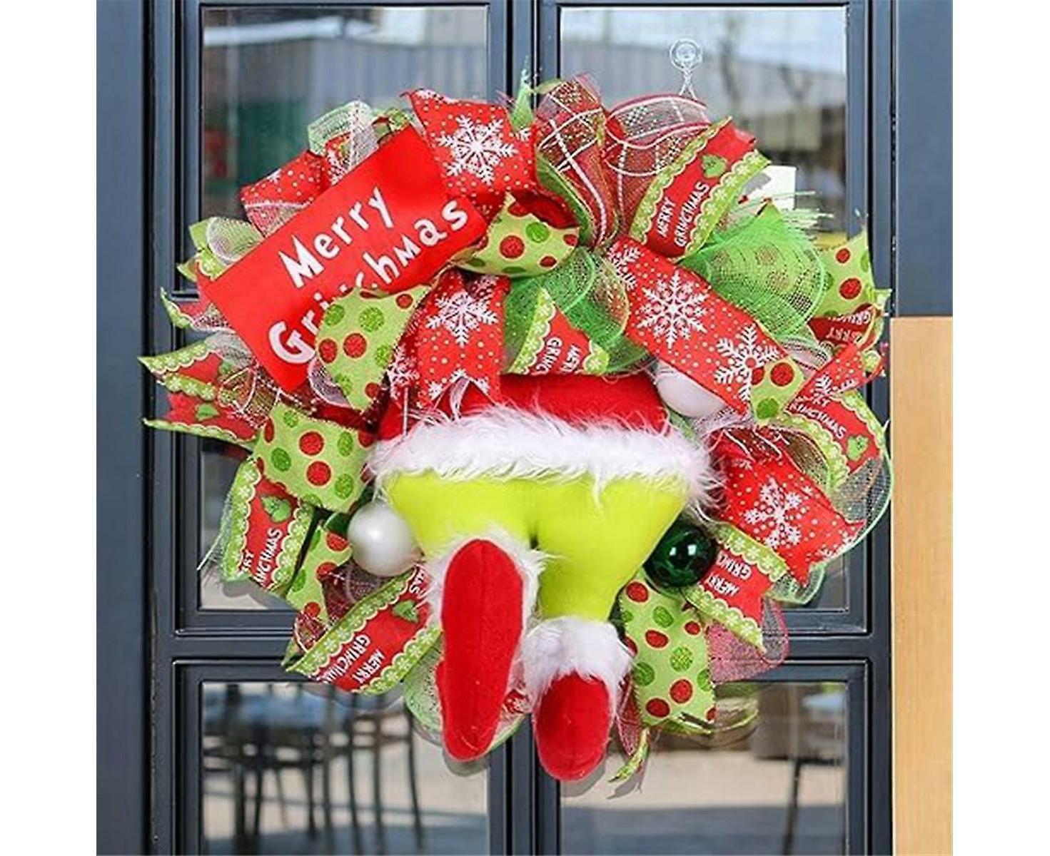 Christmas Wreath,artificial Christmas Wreath, Christmas Front Door Wreath, Outdoor Christmas Wreath - Image 2