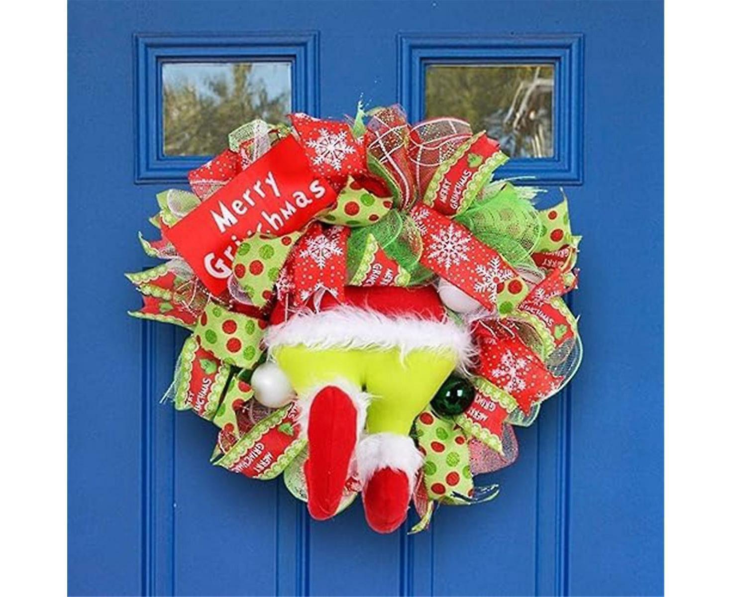 Christmas Wreath,artificial Christmas Wreath, Christmas Front Door Wreath, Outdoor Christmas Wreath - Image 3