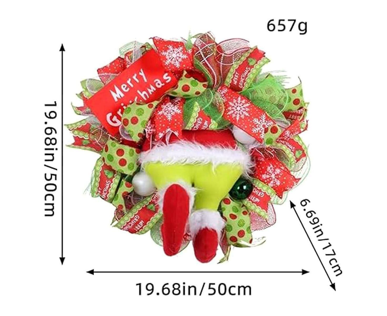 Christmas Wreath,artificial Christmas Wreath, Christmas Front Door Wreath, Outdoor Christmas Wreath - Image 4