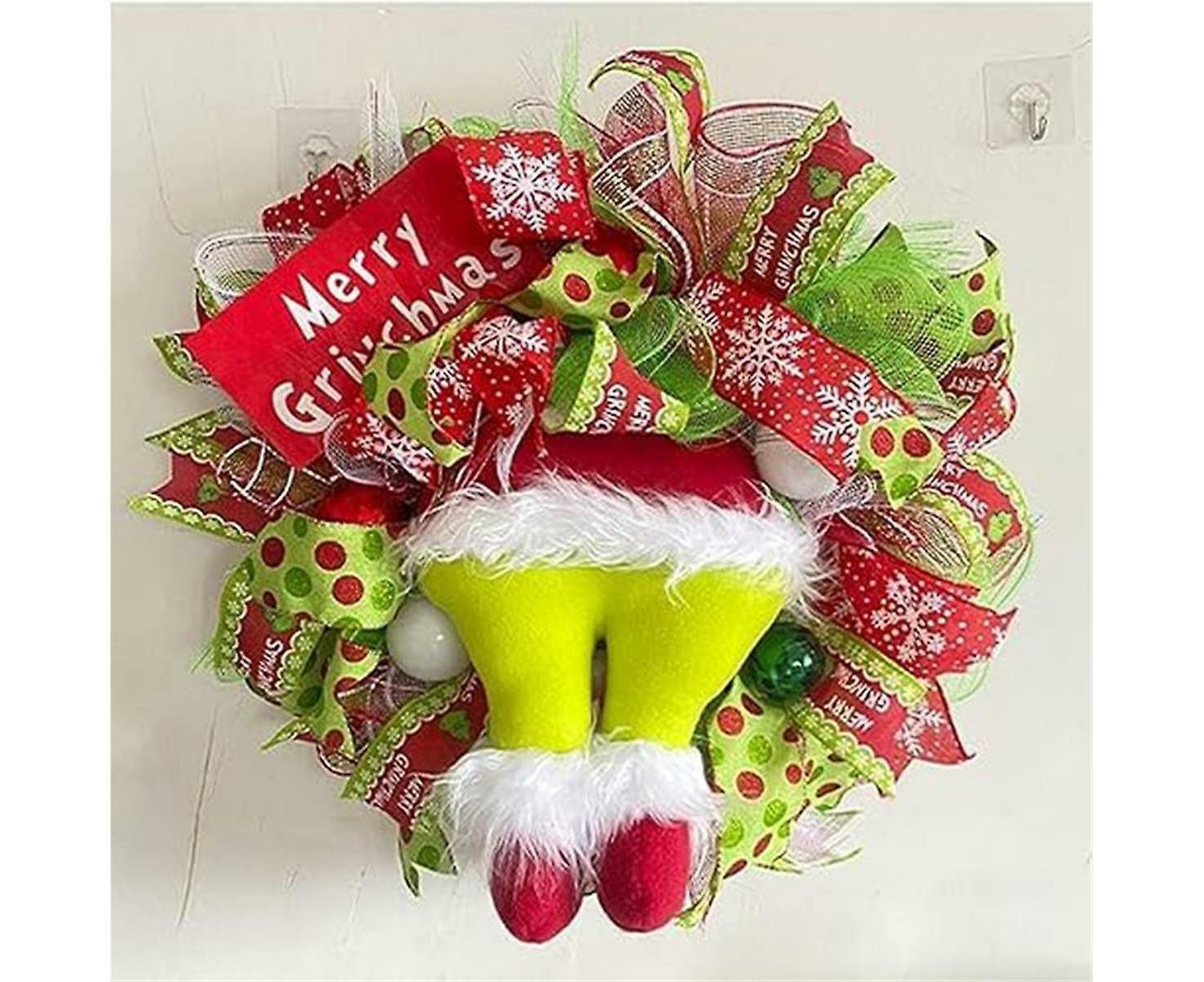Christmas Wreath,artificial Christmas Wreath, Christmas Front Door Wreath, Outdoor Christmas Wreath - Image 5