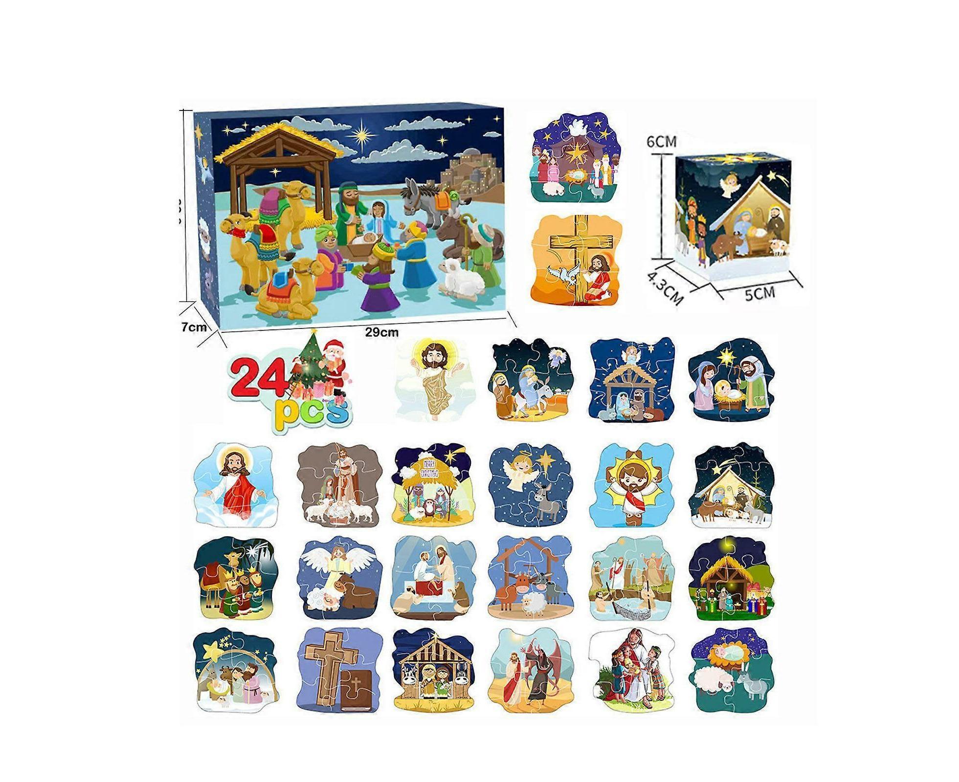 Gigbuff Cam Crafts Girls Christmas Advent Calendar Christmas Decorations Tree Ornaments Surprise Gifts For babies Girls Teens babies - Image 1