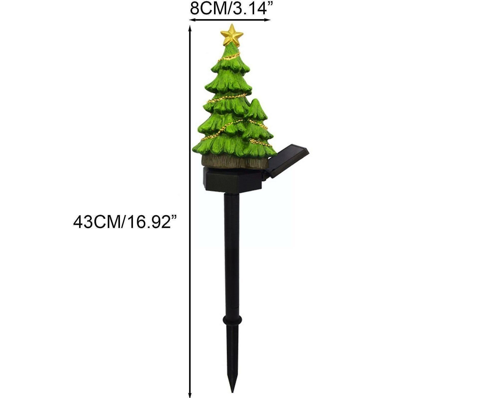 Led Solar Lights Christmas Tree Stake Lights Outdoor Garden Lights Christmas Decoration - Image 5