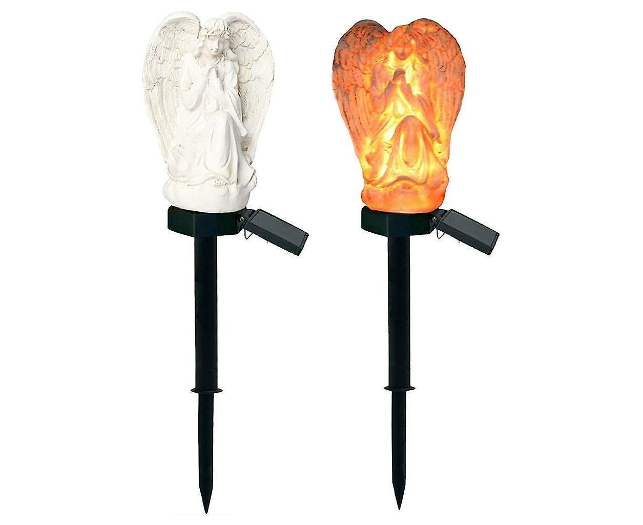 Solar Lights Outdoor Christmas Decor Christmas Memorial Angel Light Garden Stake - Image 1