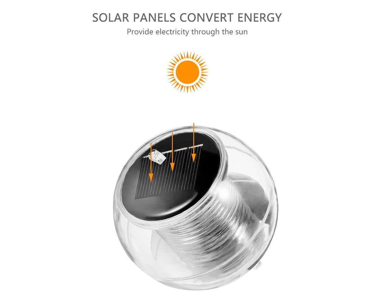 Solar Waterproof Pool Lights Floating Night Light With Color Changing - Image 3