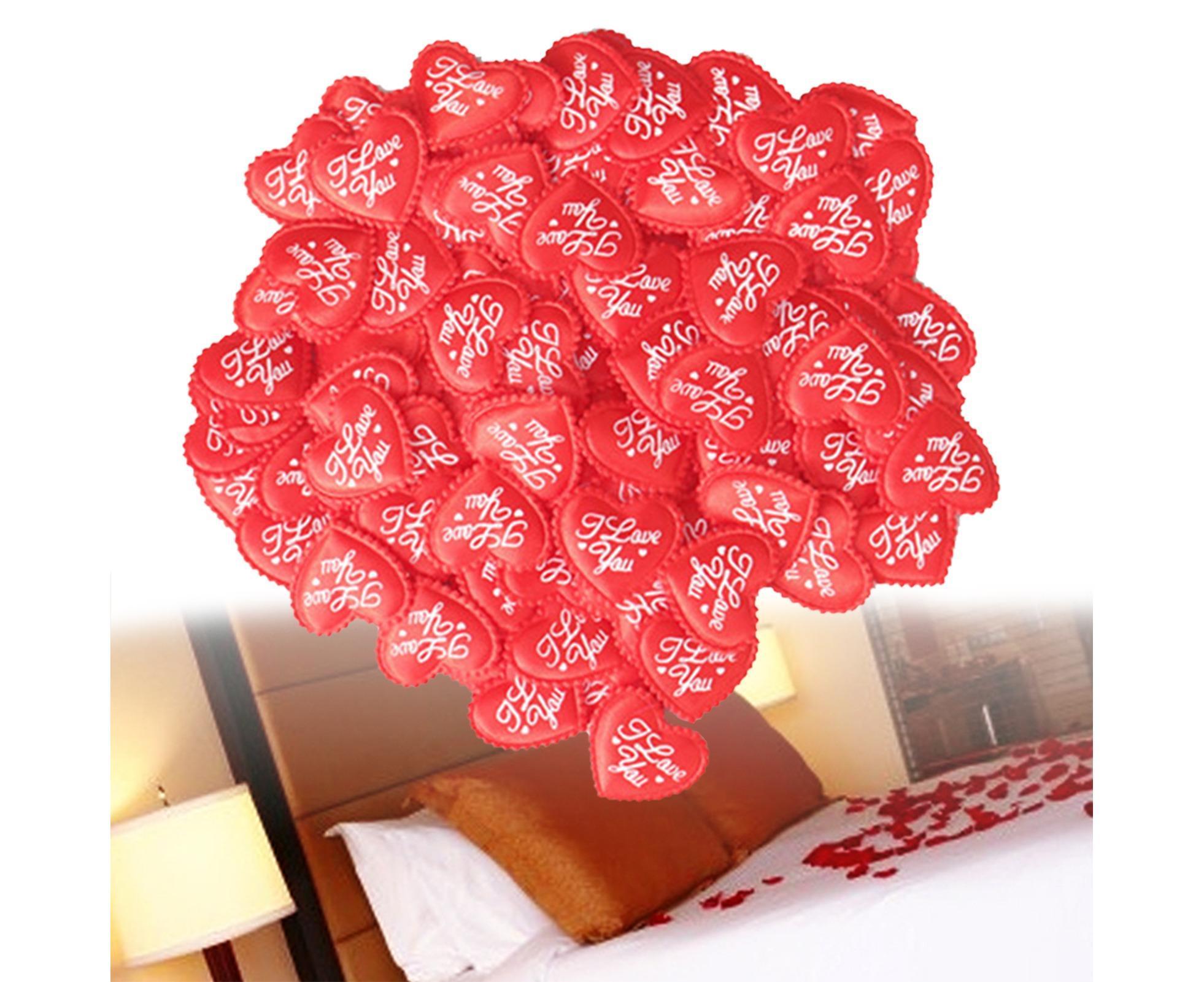 Sponge Heart Shaped Confetti Throwing Petals Wedding Valentine Gift Home Decor - Pink - Image 2