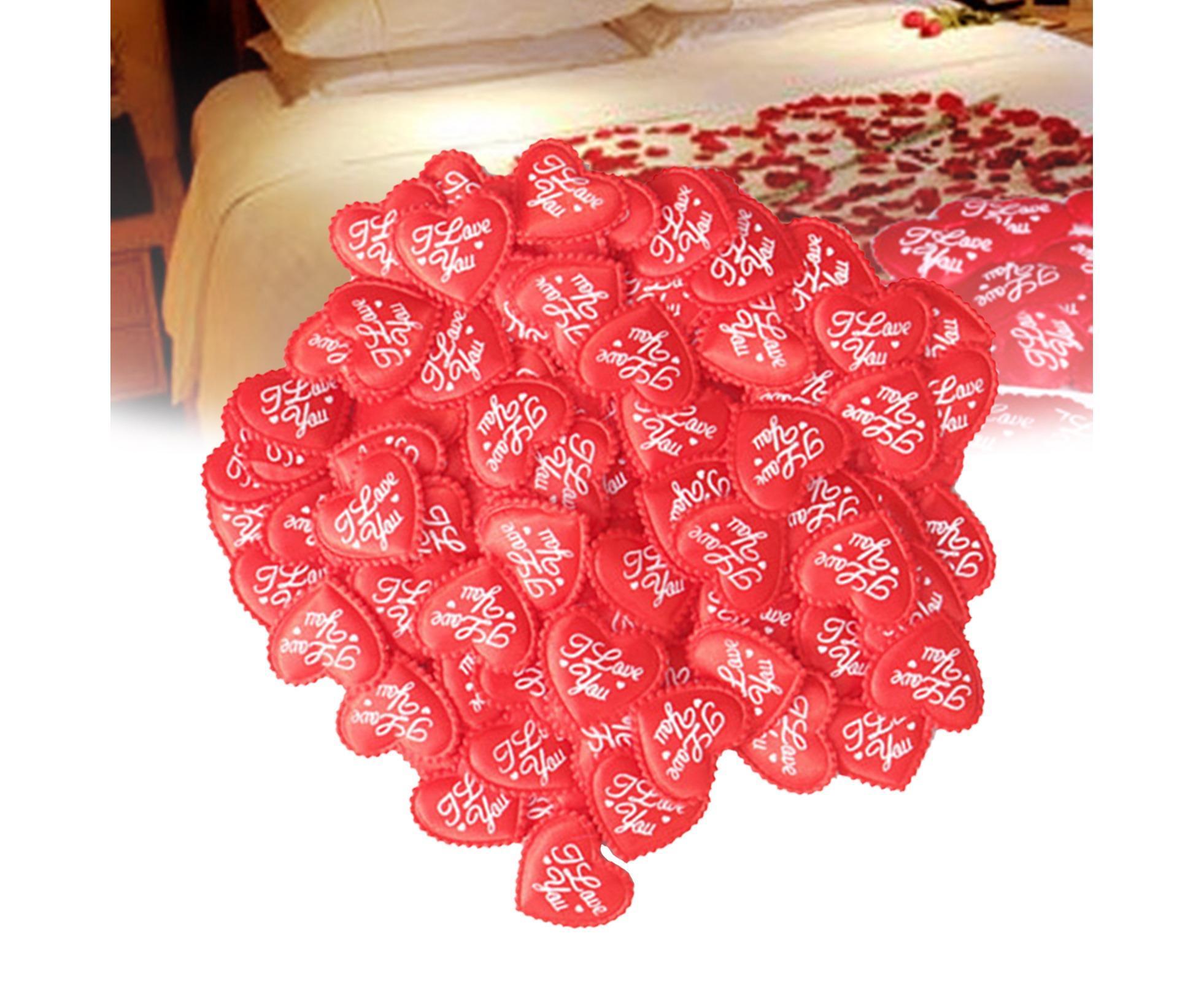 Sponge Heart Shaped Confetti Throwing Petals Wedding Valentine Gift Home Decor - Pink - Image 3