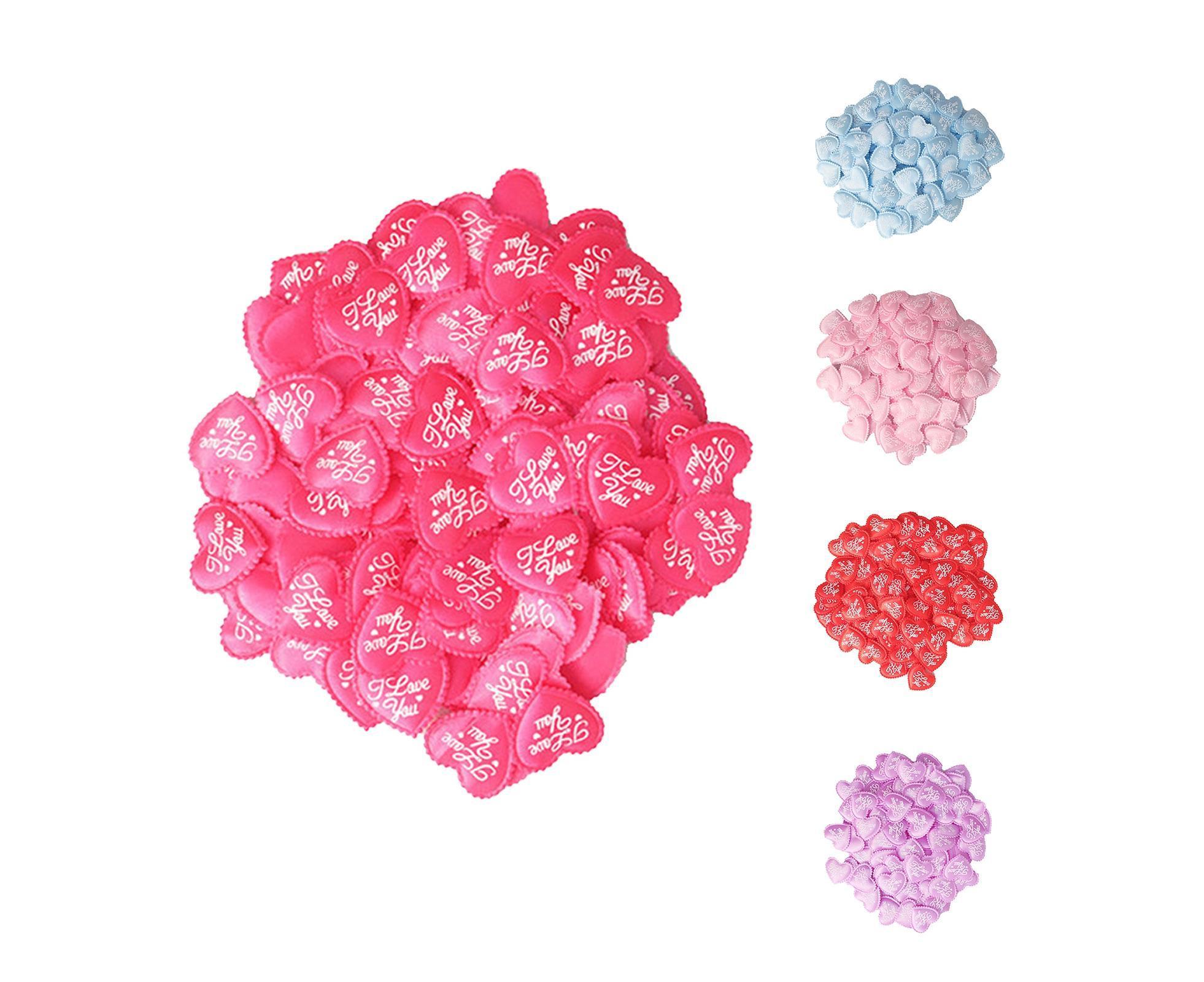 Sponge Heart Shaped Confetti Throwing Petals Wedding Valentine Gift Home Decor - Pink - Image 5