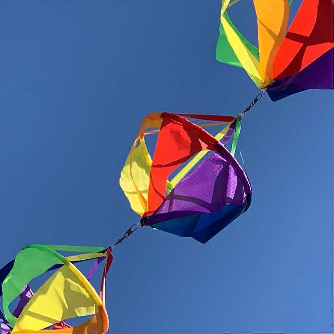 Fashion Windsocks Wind Twister Spinners Rainbow Kite Socks Flag Garden Yard Decoration - Image 4