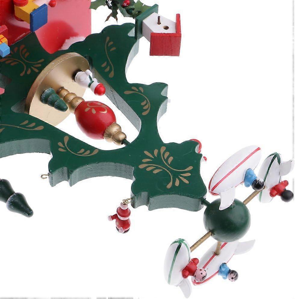 Christams Music Box Xmas Tree Santa Claus babies Wind Up Toys Ornaments Decoration - Trojans Music Box - Image 2