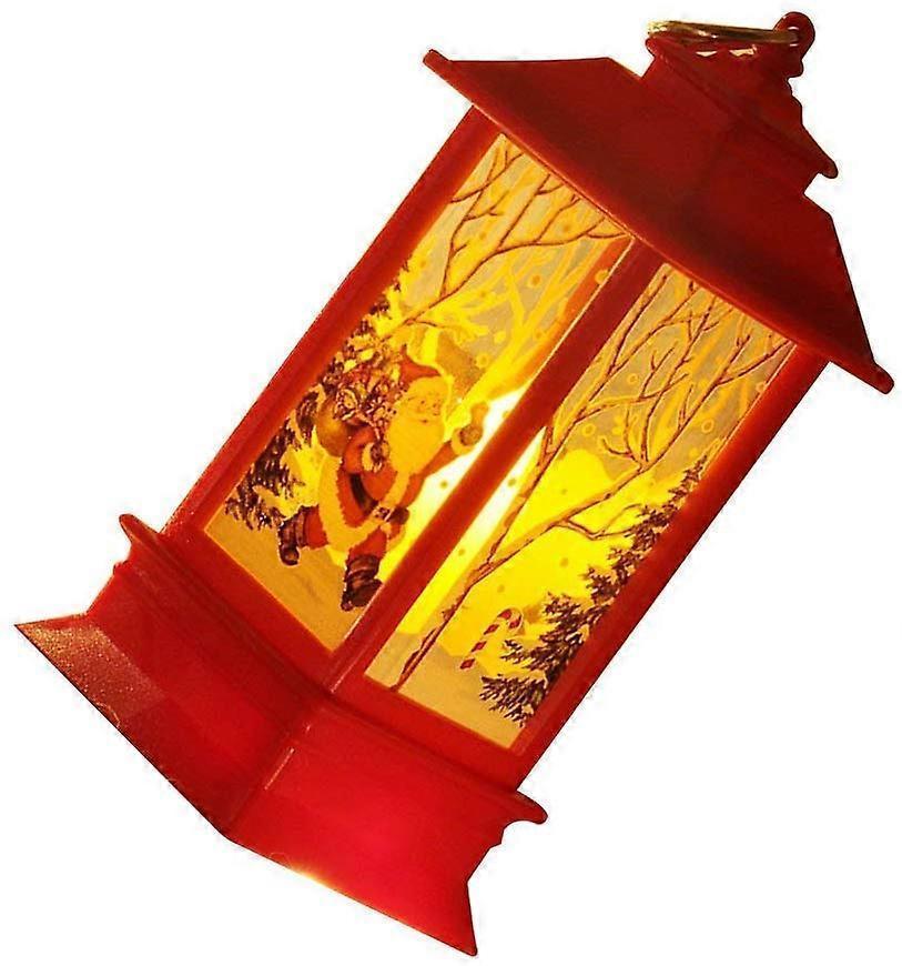 Christmas Candle piece with LED candle decoration small red - Image 3