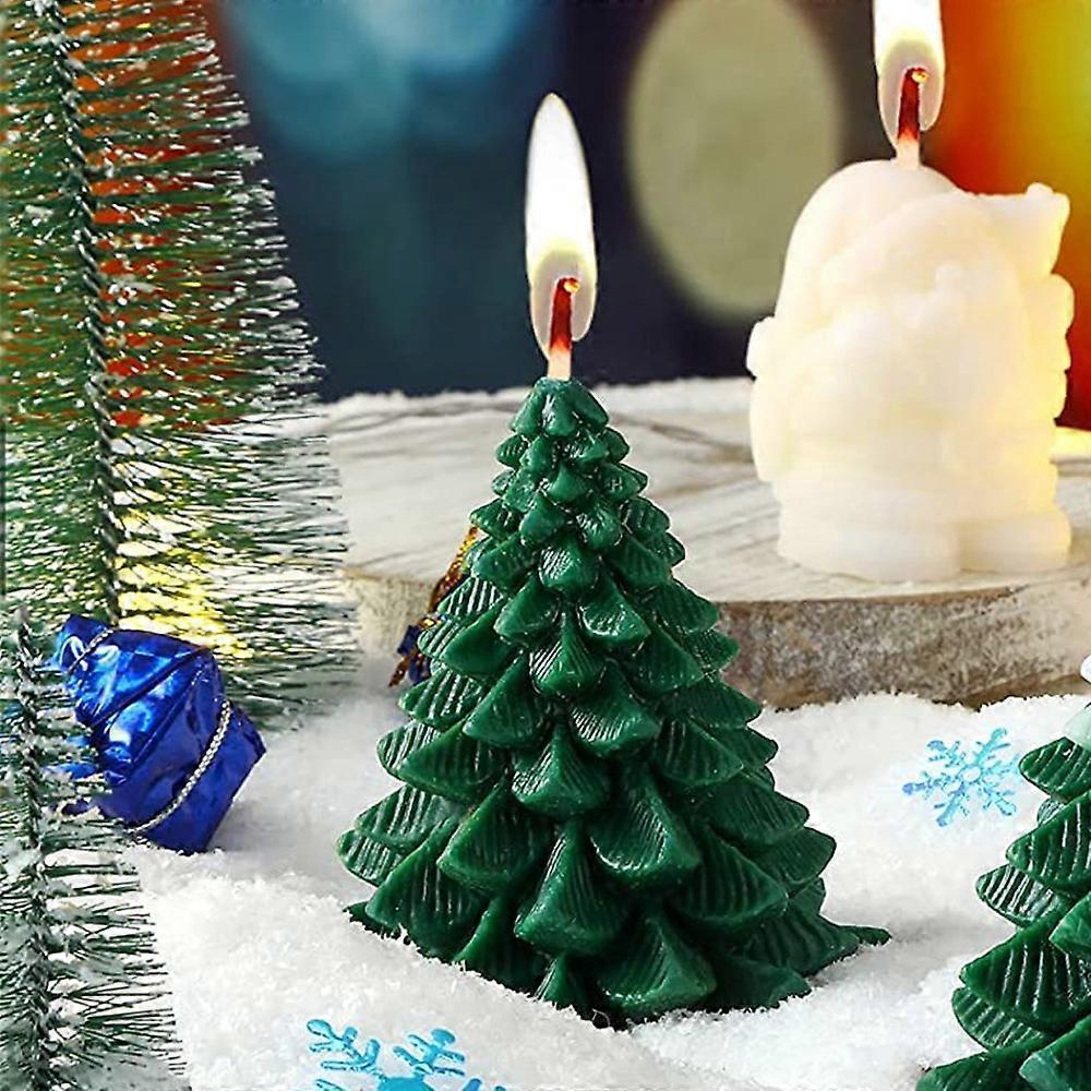 Christmas Candles Christmas Tree Candles Gifts for Christmas Decoration Home Decoration Party Bedroom Decoration - Image 3