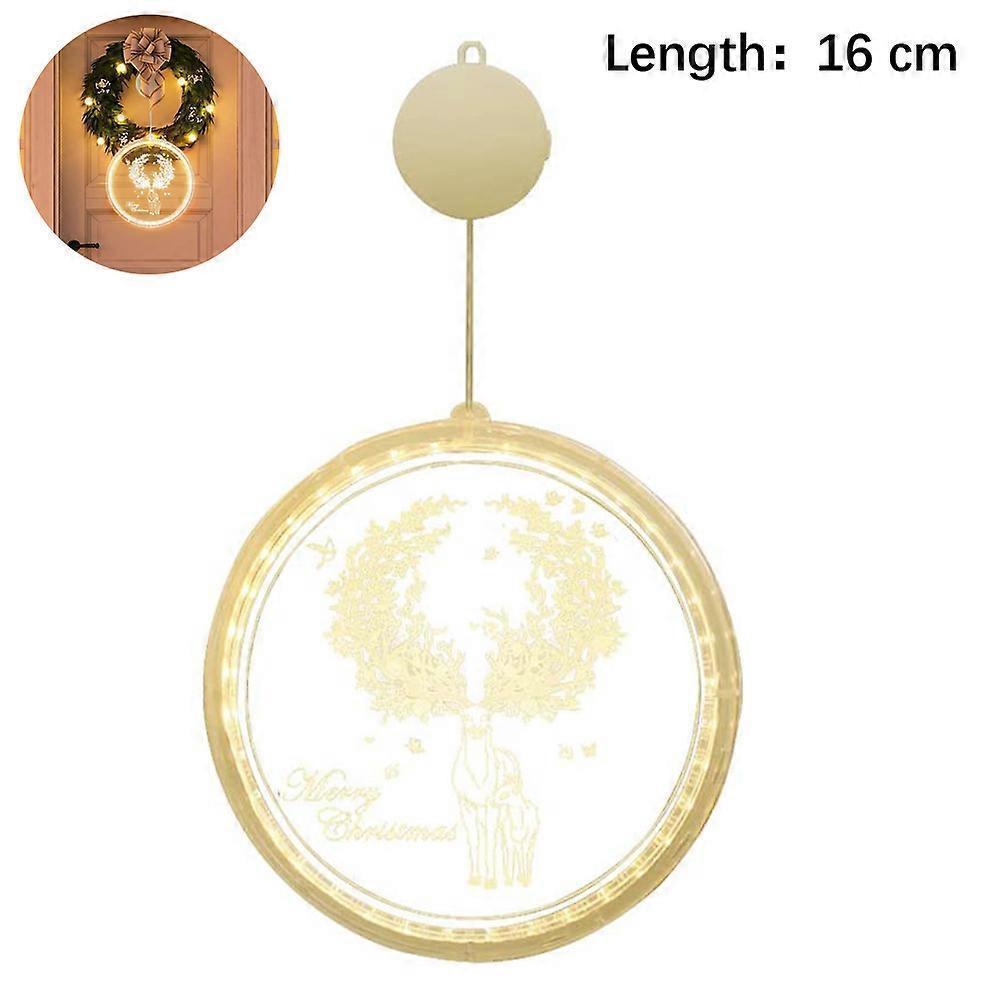 Christmas Decorative String Lights for Window, Acrylic LED Night Lights for Christmas, Birthday Decoration - Image 2