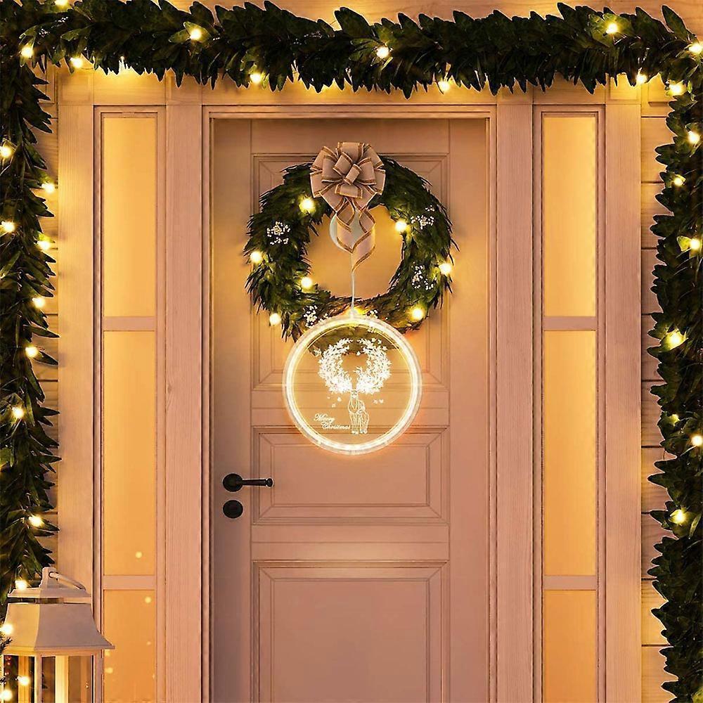 Christmas Decorative String Lights for Window, Acrylic LED Night Lights for Christmas, Birthday Decoration - Image 4