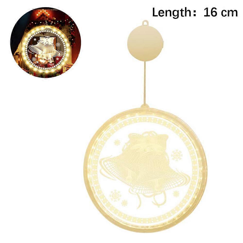 Christmas Decorative String Lights for Window, Acrylic LED Night Lights for babies-16cm - Image 2