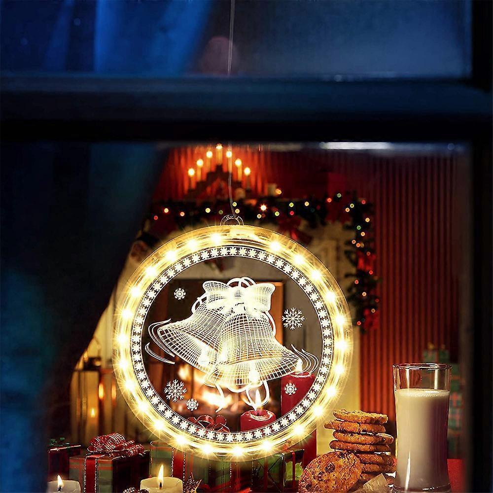 Christmas Decorative String Lights for Window, Acrylic LED Night Lights for babies-16cm - Image 4