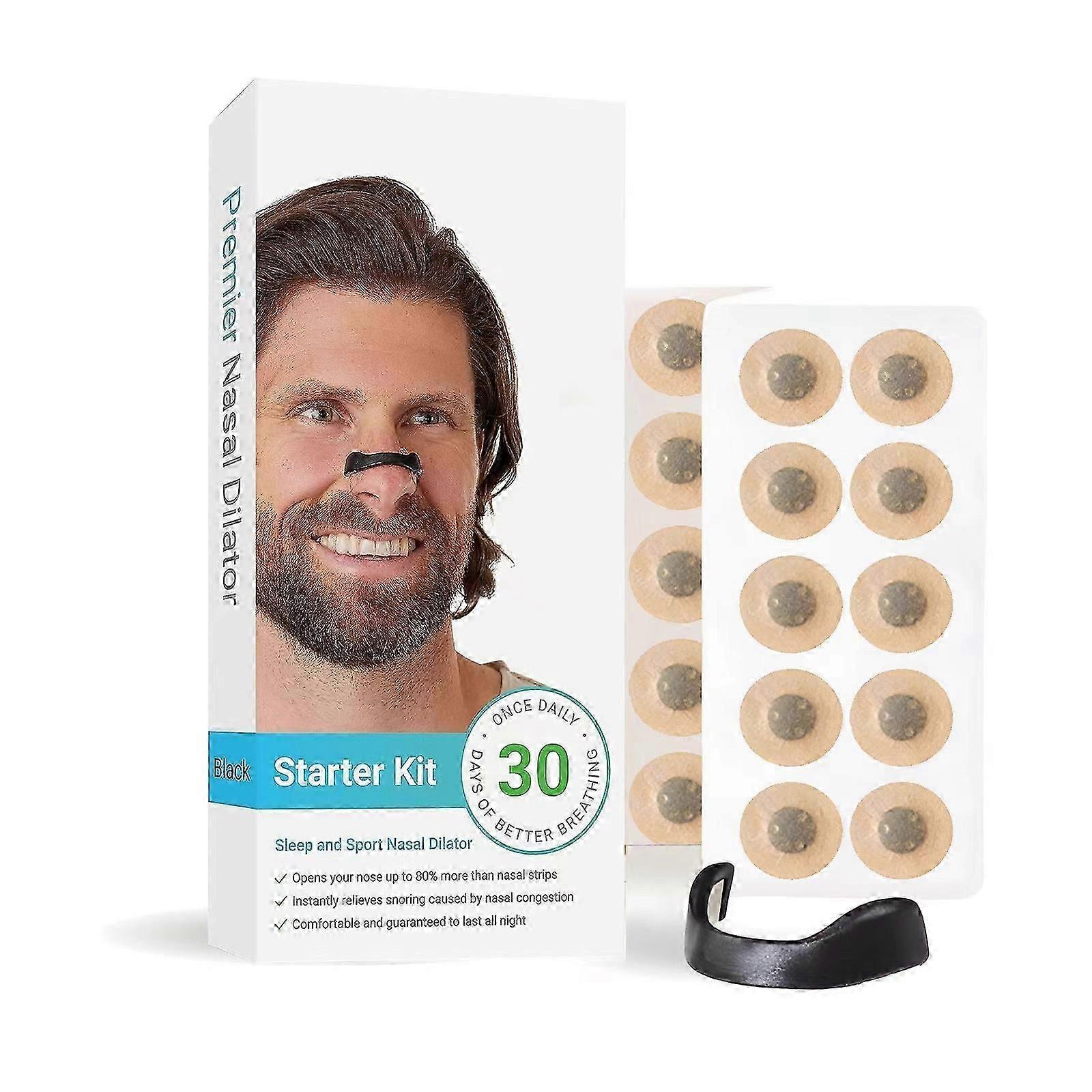 Breathing Nasal Strip Starter Kit Anti-Snoring Ventilation Sleeping Aid - Image 1