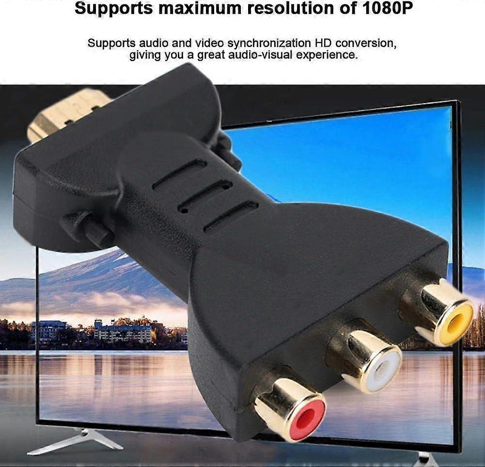 HDMI to RGB audio video converter to RCA component converter 1080P audio and video sync adapter - Image 4