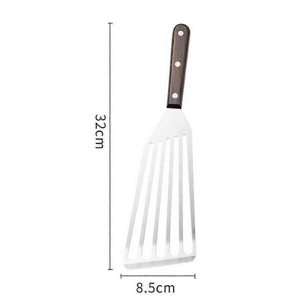 Heat Resistant Fish Spatula - Stainless Steel Metal Spatula for Non-Stick Pans - Premium Spatula - Image 3