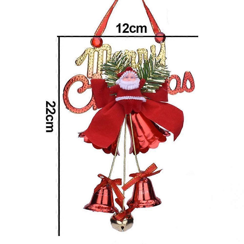 Christmas Decoration bells hanging, ornaments for front door, Christmas decorations - Image 2