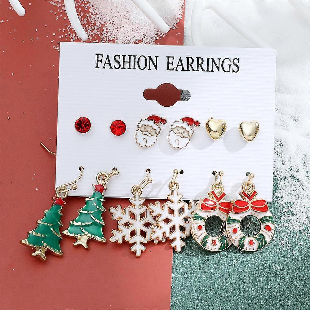 Christmas Earrings for Women Cute Party Jewelry Xmas Gifts for babies Teen Girls - Image 5