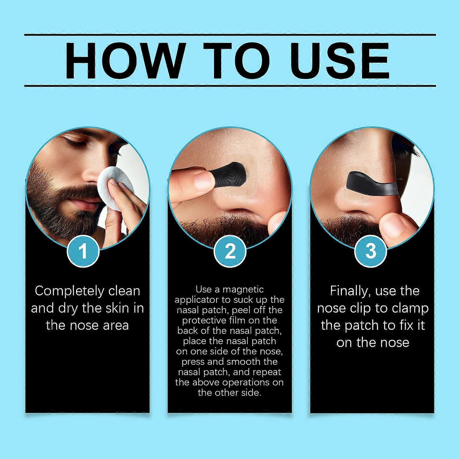 45Pcs Grip Nose Patch Set Reduces Snoring and Nasal Discomfort Sleep Care - Image 3