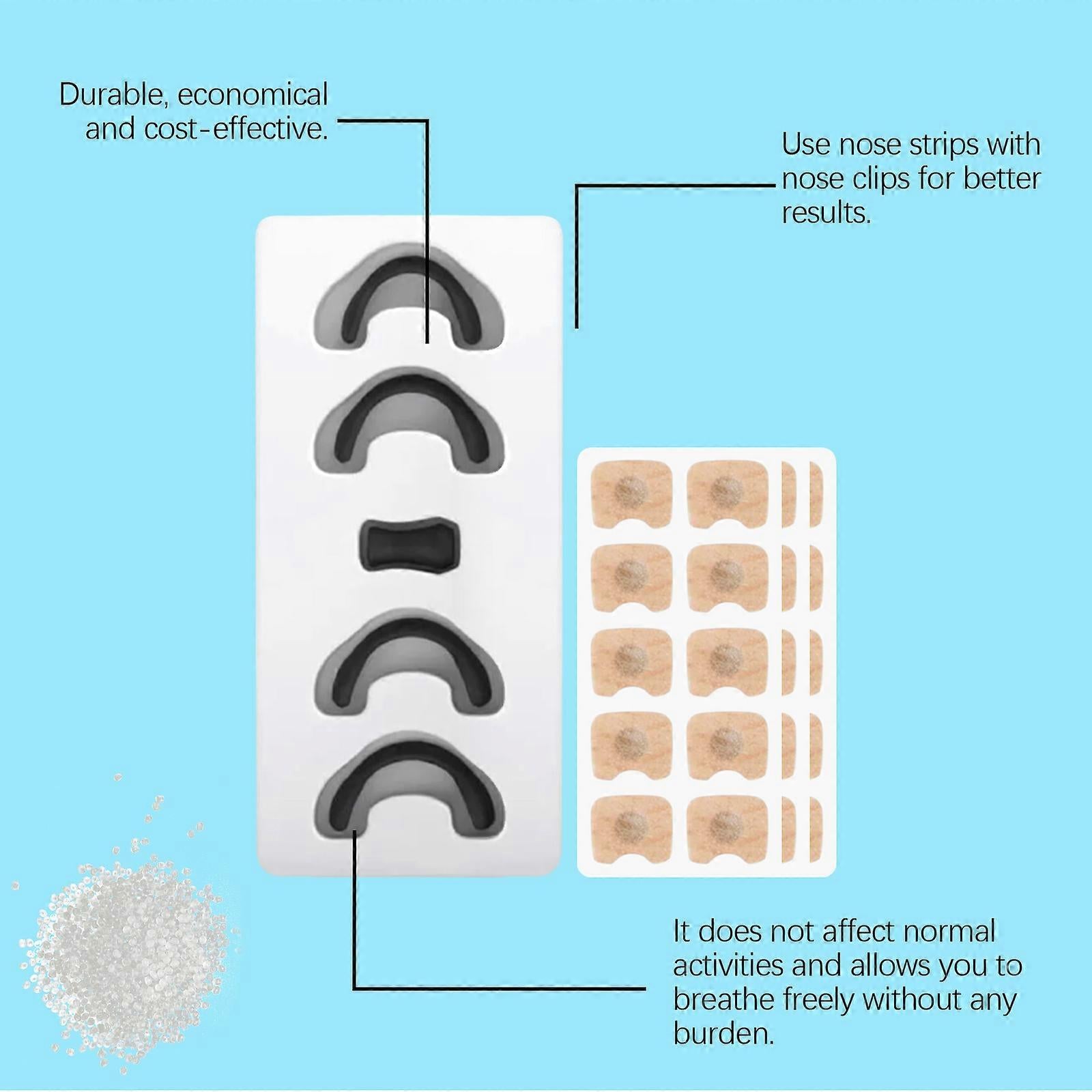45Pcs Grip Nose Patch Set Reduces Snoring and Nasal Discomfort Sleep Care - Image 5