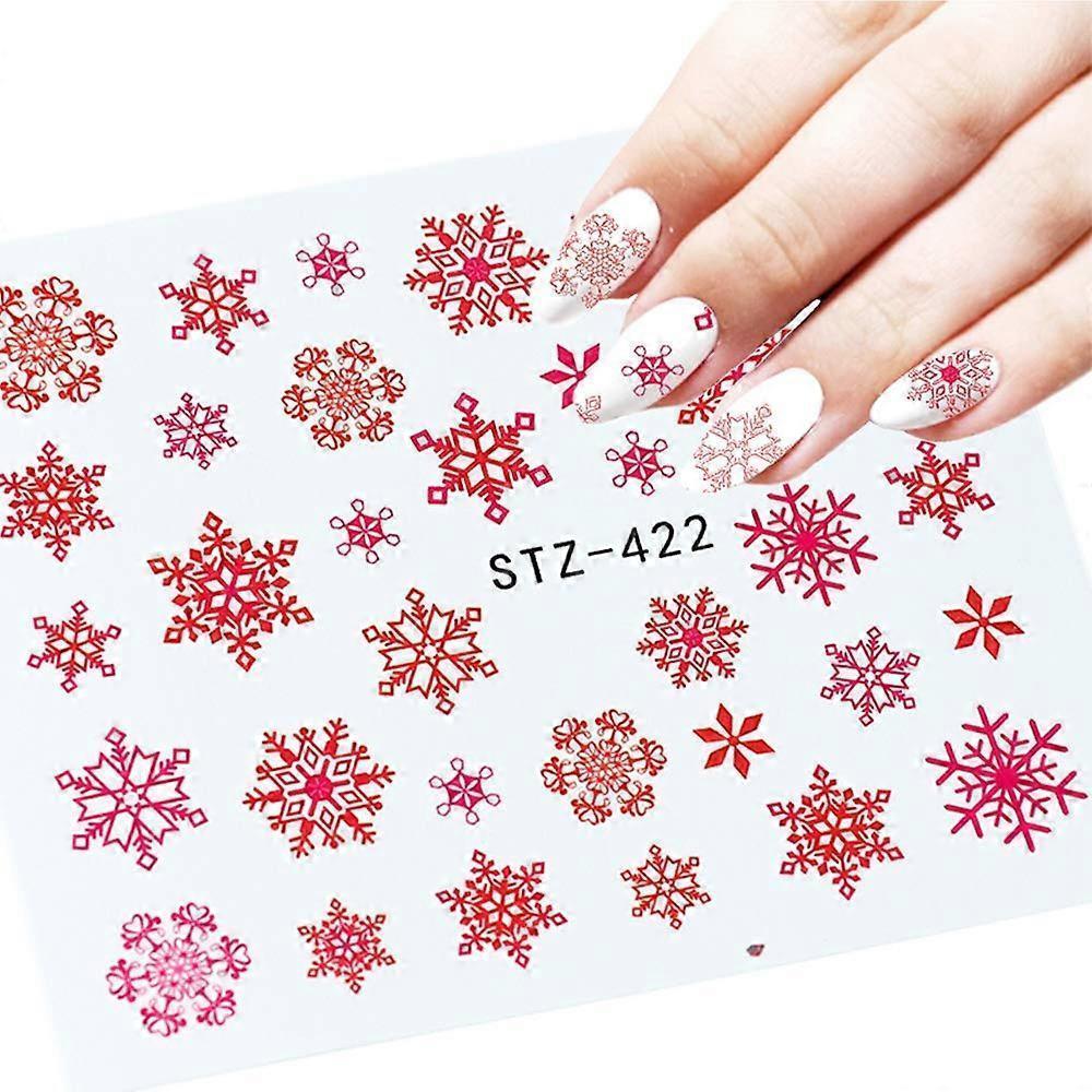 Christmas Nail Sticker New Year Water Decals Christmas Decoration Patch Watermark Nail Art Decoration - Image 4