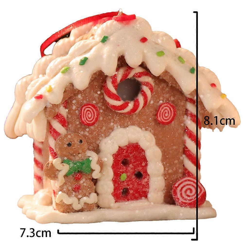 Christmas Scene Village Houses LED Lighted Christmas Buildings - Image 2