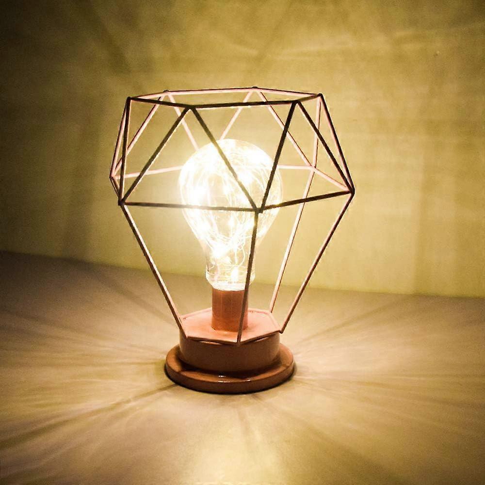 Desk Lamps Bedside Lamp Diamond Table Lamp Made of Nordic Wire Decorative USB LED Desk Lamp Battery-operated - Image 3