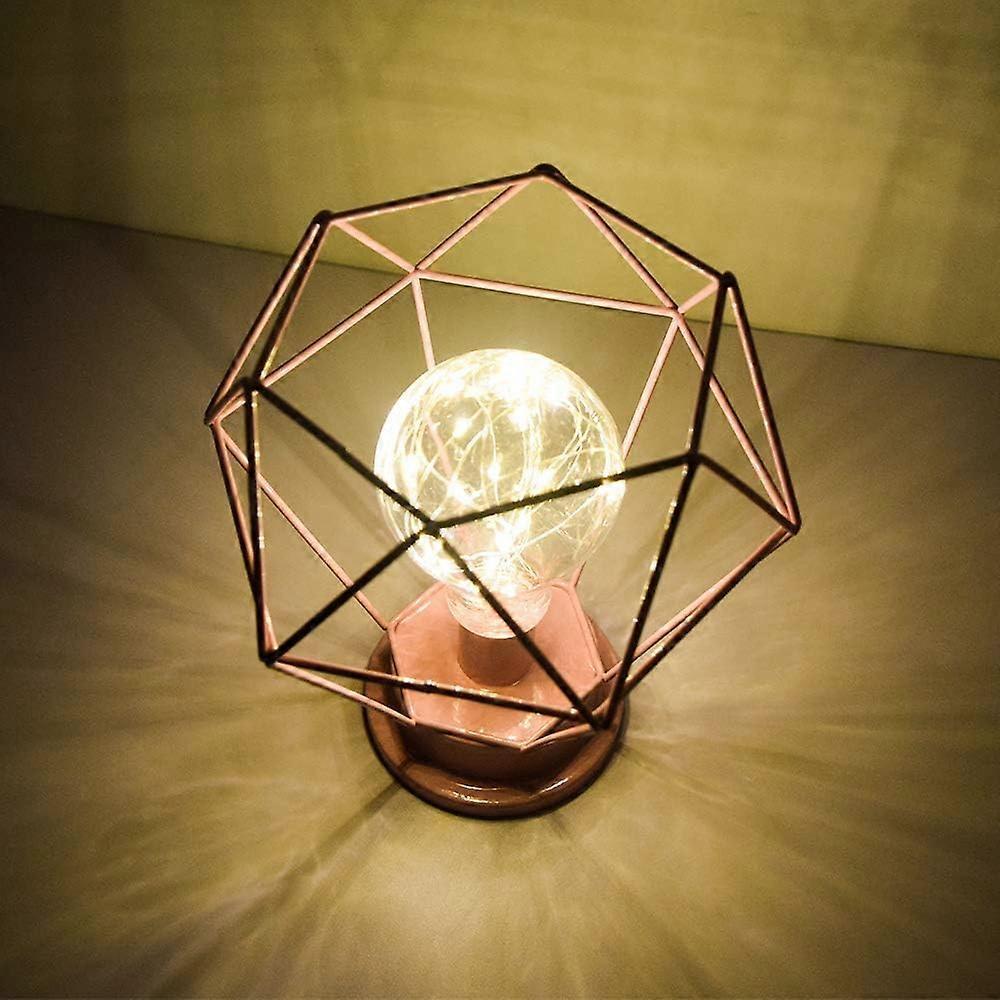 Desk Lamps Bedside Lamp Diamond Table Lamp Made of Nordic Wire Decorative USB LED Desk Lamp Battery-operated - Image 5