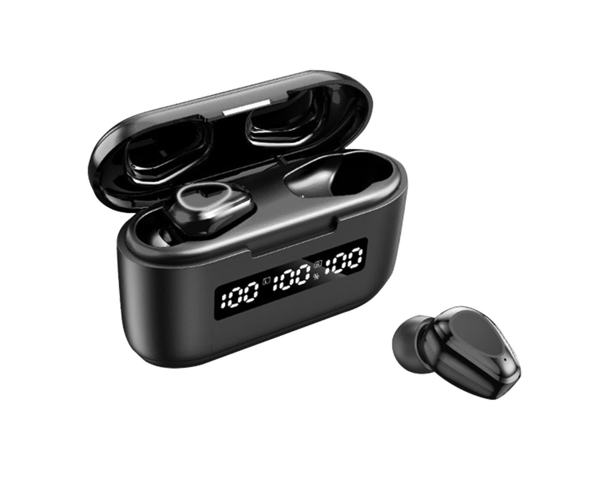 G40 Bluetooth-compatible 5.0 Heavy Bass In-ear Waterproof Earbuds Earphone for Phone-Black - Image 1