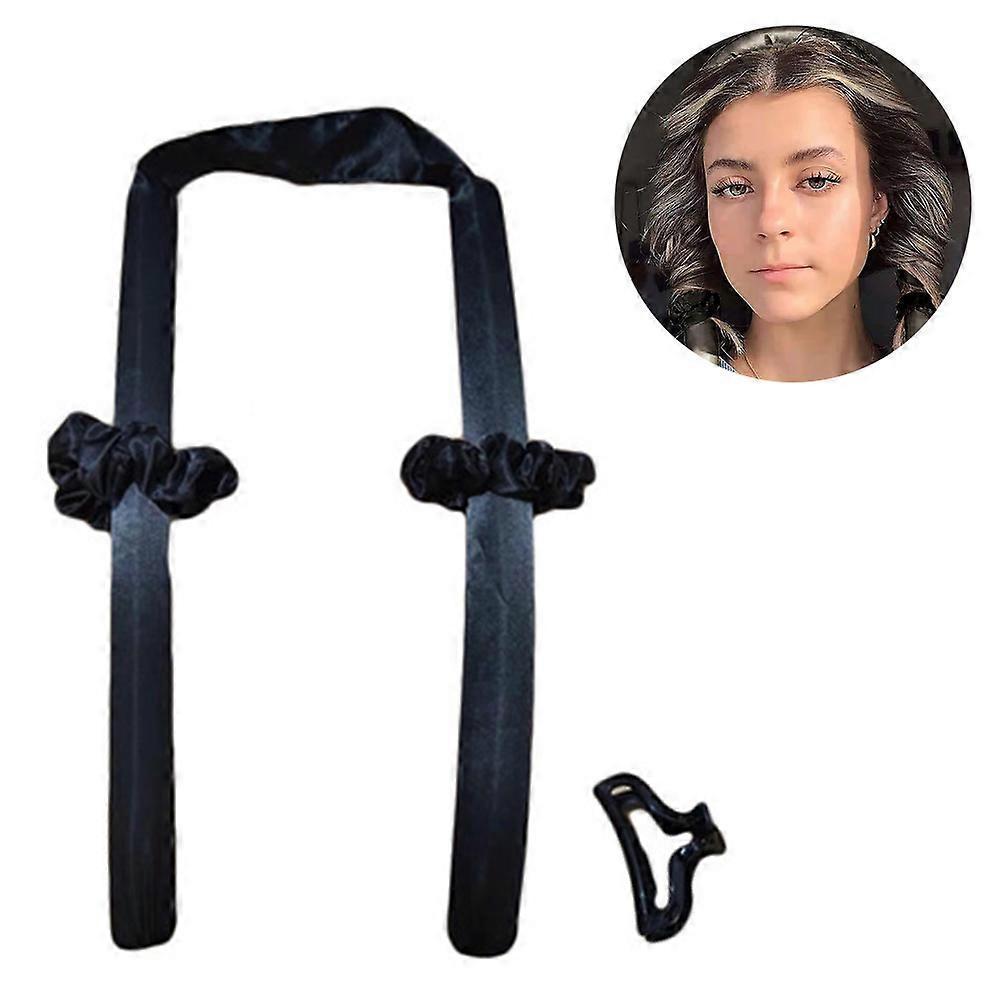 Heatless Hair Curlers For Long Hair, No Heat Silk Curls Headband Can To Sleep In Overnight, Soft Foam Hair Rollers, Curling Ribbon and Flexible - Image 3