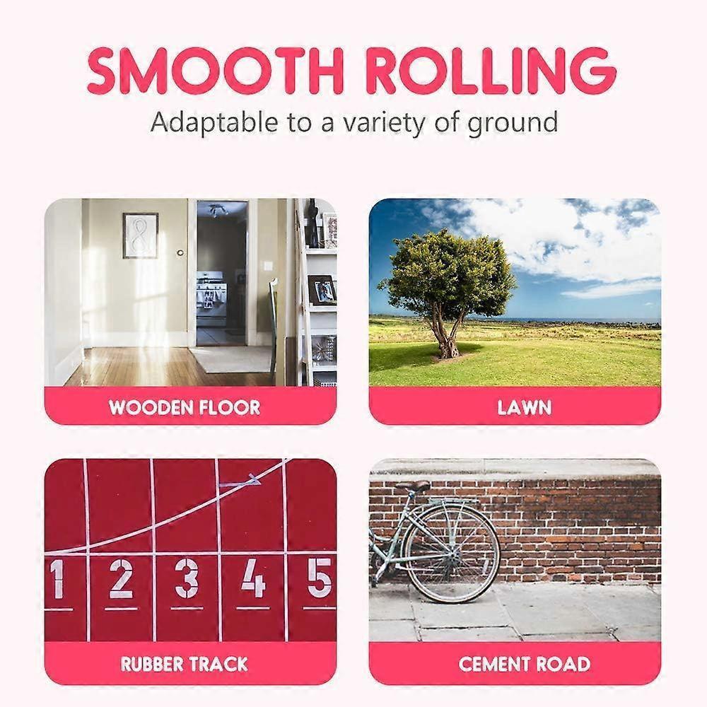 Babies Foldable Ankle Skip Ball Flash Jump Colorful Sports Swing Ball Fitness Jump Rope Fat Burning Game Pink - Image 5