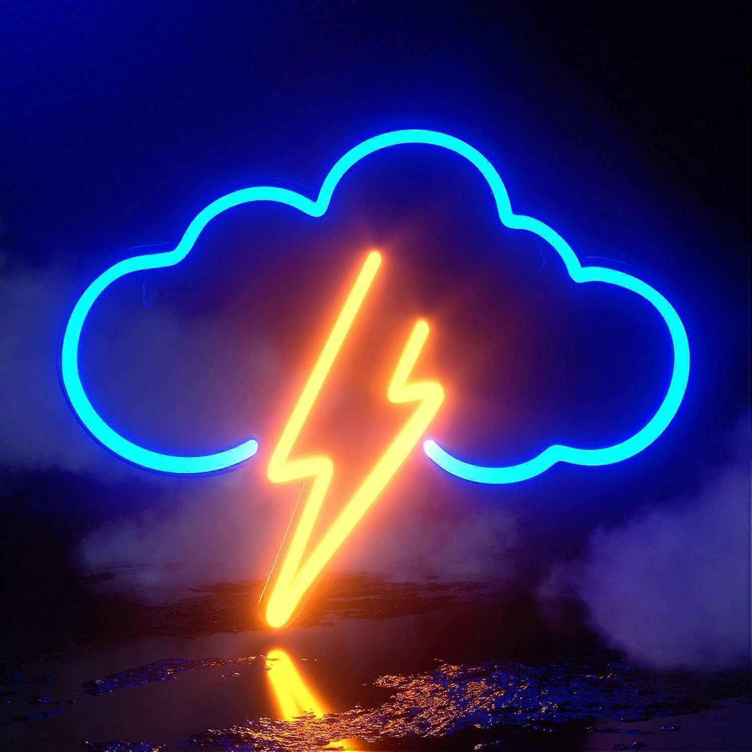 Neon Sign Acrylic Cloud Neon Battery or USB Powered Neon LED Wall Decor Neon Sign for Bedroom - Image 1