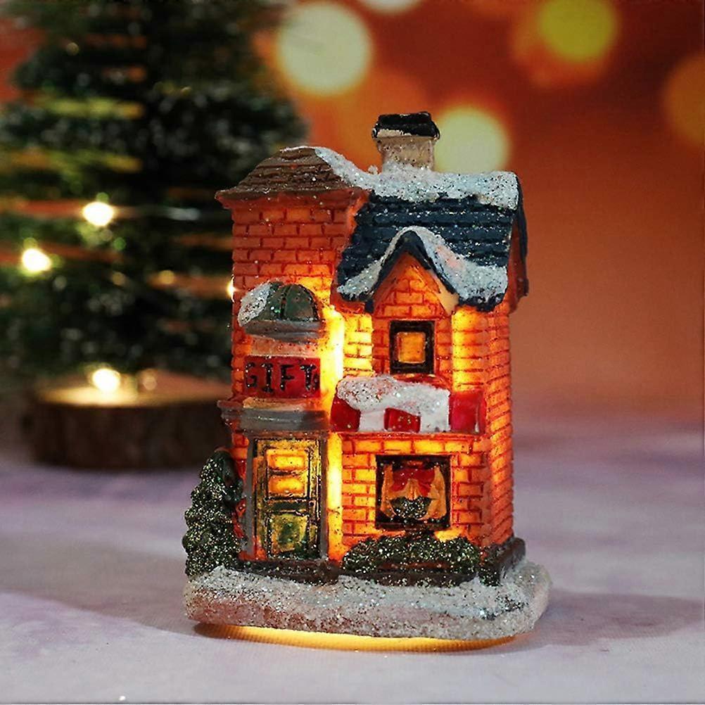 Santa Claus Wonderland Led Light Miniature Village Houses for Christmas Decorations Scene - Image 2