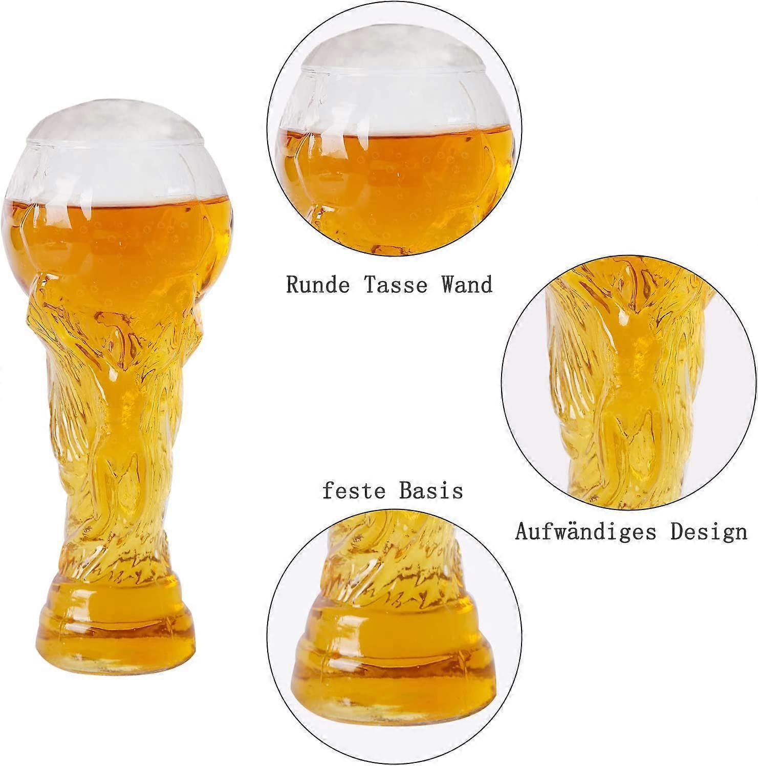 World Cup beer glasses football beer glasses World Cup cup glasses wheat beer glasses for home football parties - Image 3
