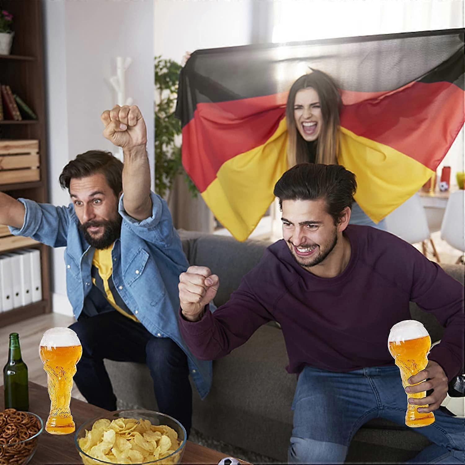 World Cup beer glasses football beer glasses World Cup cup glasses wheat beer glasses for home football parties - Image 4