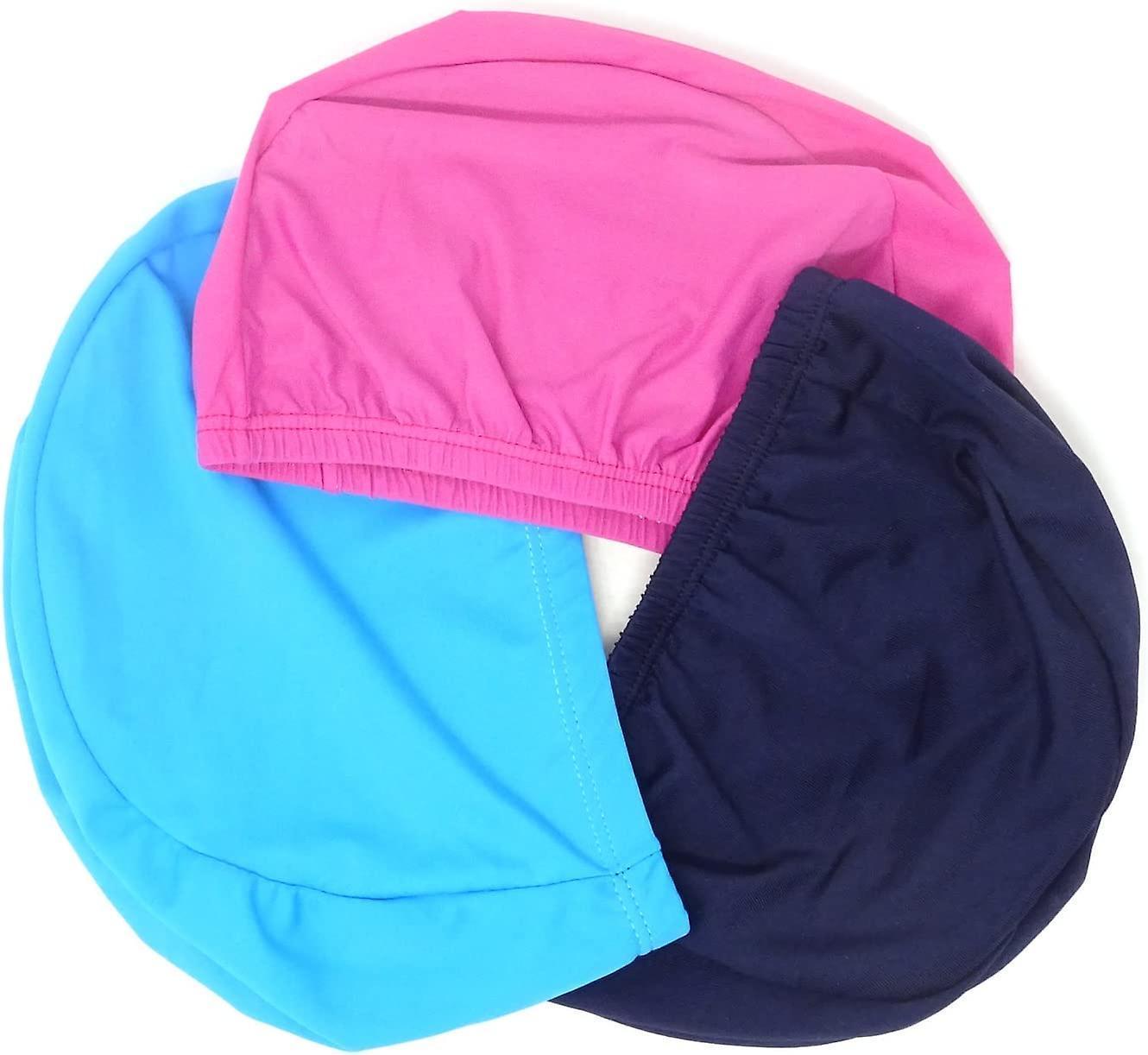 3PCS Solid Color Swim Cap Swimming Cap Swimming Hat for Teenager and Adult(not for Long Hair) - Image 4