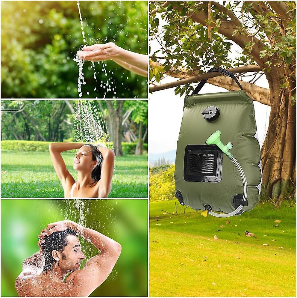 Camping Solar Shower Bag, Solar Shower Bag, Solar Camping Shower, Camping Shower Bag, Foldable Shower Bag, Switchable Shower Head for Hiking, Camping - Image 5